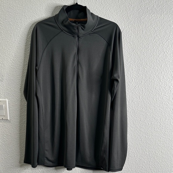Patagonia gray   Full-Zip top  xL Mens Half Zip Capilene  Athletic Base Layer - Picture 2 of 9